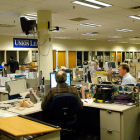 A newsroom A newsroom