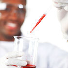 A laboratory worker A laboratory worker